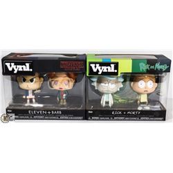 VYNL RICK & MORTY AND STRANGER THINGS 2 PACK VINYL