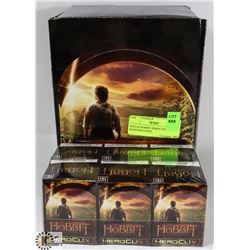 BOX OF HOBBIT HEROCLIX BOOSTER PACKS.