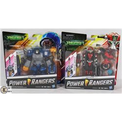 LOT OF 2 SABAN'S POWER RANGERS BEAST MORPHERS.