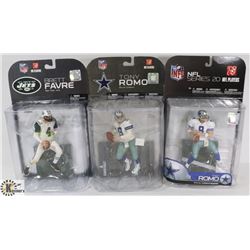 LOT OF 3 NFL NFLPA FIGURES