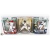 Image 1 : LOT OF 3 MBL SPORTSFIGURES