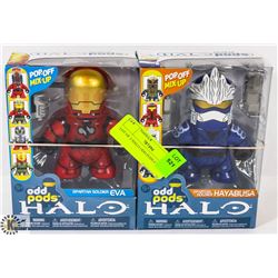 LOT OF 2 HALO ODD PODS FIGURES