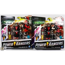 LOT OF 2 SABAN'S POWER RANGERS BEAST MORPHERS.