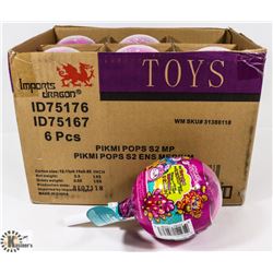CASE OF 6 PIKMI POPS SURPRISE SEASON 2.