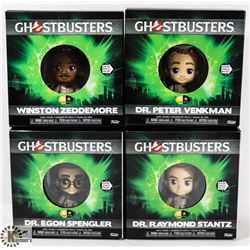 LOT OF 4 GHOSTBUSTERS 5 STAR VINYL FIGURES.