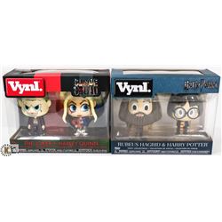 LOT OF 2 ASSORTED VYNL 2 PACK FIGURES.
