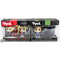 LOT OF 2 ASSORTED VYNL 2 PACK FIGURES.
