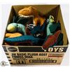 Image 1 : BOX OF ASSORTED DINOSAUR PLUSH.