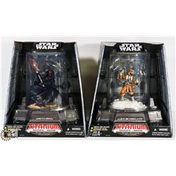 LOT OF 2 STAR WARS TITANIUM DIE CAST METAL