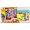 Image 1 : LOT OF 2 ASSORTED PLAY-DOH KITS