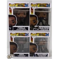 LOT OF 4 ASSORTED MARVEL FUNKO POP VINYL FIGURES.