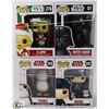 Image 1 : LOT OF 4 ASSORTED STAR WARS FUNKO POP VINYL