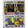 Image 1 : LOT OF 4 ASSORTED MARVEL FUNKO POP VINYL FIGURES.