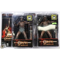 LOT OF 2 CONAN FIGURES.