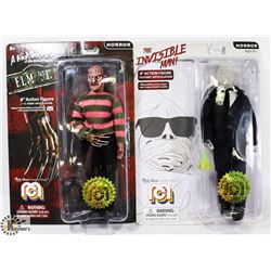 LOT OF 2 HORROR 8" ACTION FIGURES.