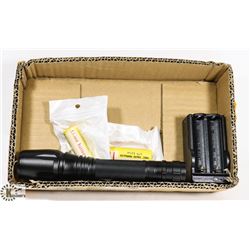 5000 LUMEN TACTICAL LED FLASHLIGHT WITH LITHIUM