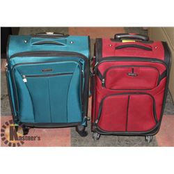 HIS & HERS TRAVELING SUITCASES
