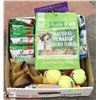 Image 1 : FLAT OF DOG TREATS & CHEWS AND KONG.