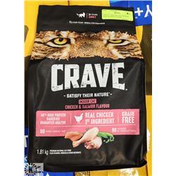 CRAVE 1.81KG BAG OF CHICKEN AND SALMON FLAVOR