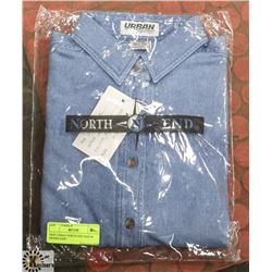 NEW URBAN NORTH END SIZE M DENIM SHIRT