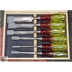 MARPLES HAND FORGED 6PCS CHISEL SET HAND MADE IN