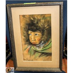 FIRST NATIONS ARTIST PICTURE BY ANN CHAPPEL.