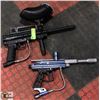 Image 1 : LOT OF 2 PAINTBALL GUNS WITH ONE HOPPER