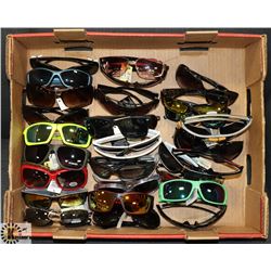 FLAT OF ASSORTED DESIGNER SUNGLASSES