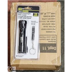 CASE OF LED LASER FLASHLIGHTS