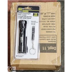 CASE OF LED LASER FLASHLIGHTS