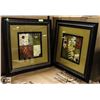 Image 1 : LOT OF 2 LARGE FRAMED WALL HANGINGS