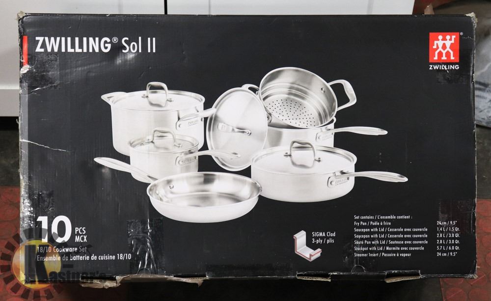 NEW HENCKELS COOKWARE SET / 10 PIECE