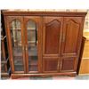 WOOD TONE TV ENTERTAINMENT UNIT. FURNITURE