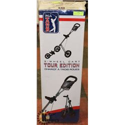 NEW PGA TOUR 3-WHEEL TOUR EDITION GOLF CART