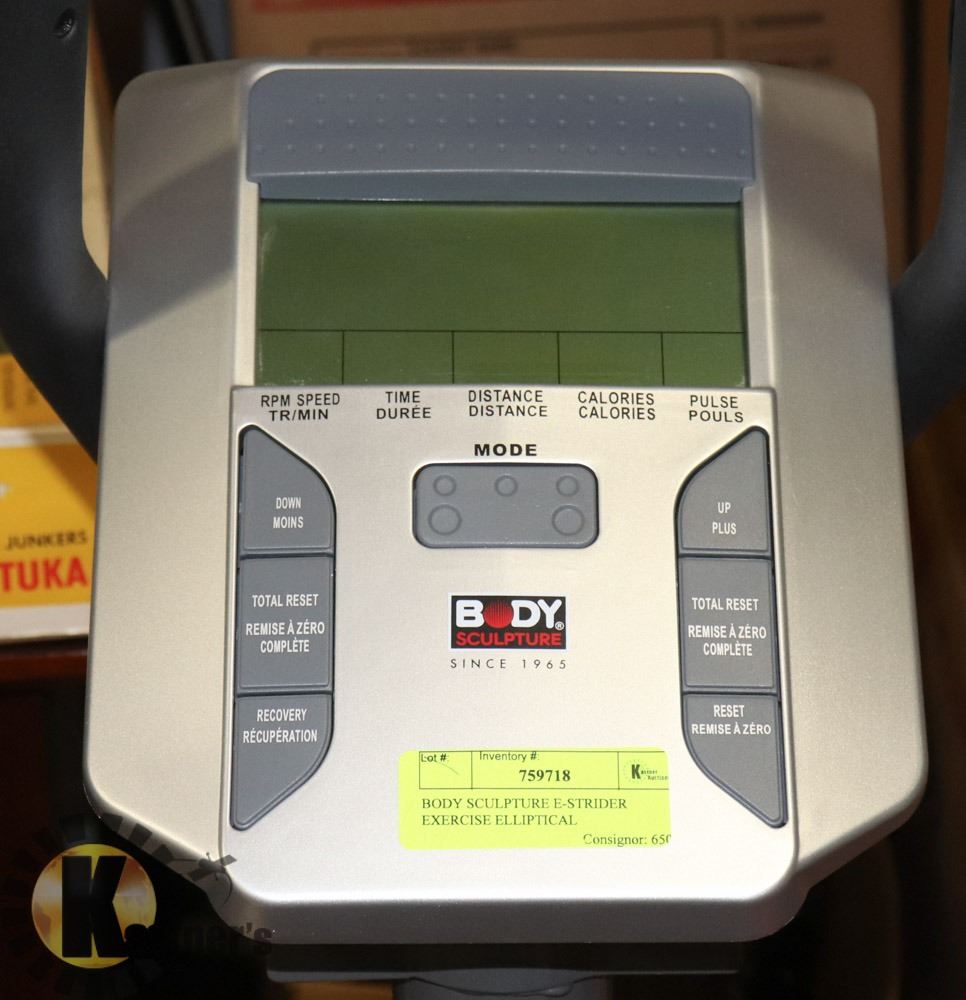 BODY SCULPTURE E-STRIDER EXERCISE ELLIPTICAL