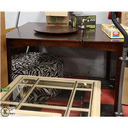 NEW COUNTER HEIGHT BAR TABLE DAMAGED LEAF