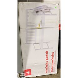 NEW IN THE BOX MUSKOKA BENCH