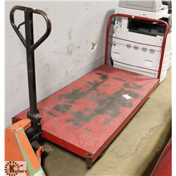 AS IS RED COMMERCIAL CART