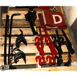 PALLET WITH TRUCK AND TOWING EQUIPMENT