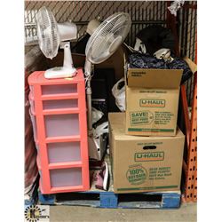 PALLET OF HOUSEHOLD MISC.