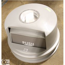 PAIR OF HARPER COMMERCIAL 32 GALLON DOME TOP