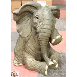 SHOW HOME DECOR SAD ELEPHANT, 19"