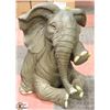 Image 1 : SHOW HOME DECOR SAD ELEPHANT, 19"