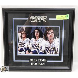 COLLECTIBLE SIGNED HANSON BROTHERS PICTURE WITH