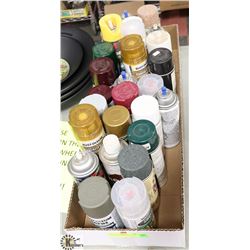 LARGE LOT OF SPRAY PAINT