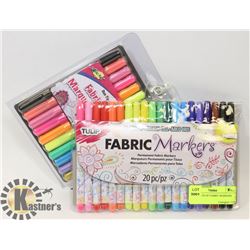 2 NEW SETS OF FABRIC MARKERS