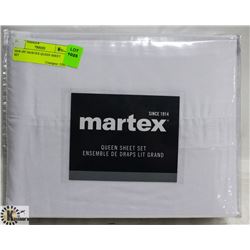 NEW 4PC MARTEX QUEEN SHEET SET