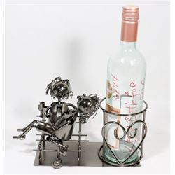 METAL WINE BOTTLE HOLDER,NEW YEAR PARTY