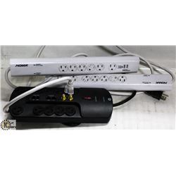 LOT OF 3 ASSORTED POWER BARS.