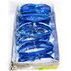 Image 1 : BOX OF BRIGHT METALLIC BLUE SUNGLASSES